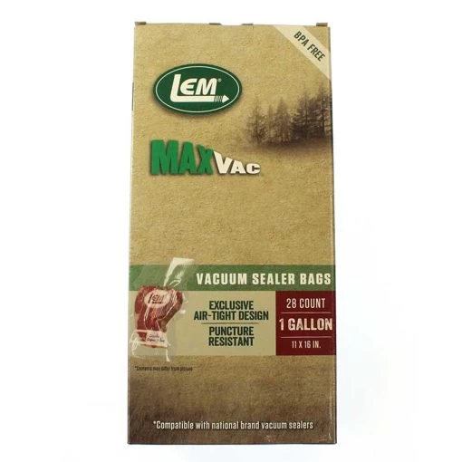 LEM Maxvac Gallon Bags -Pro Fishing Shop bag 1gal 18543.1652465179