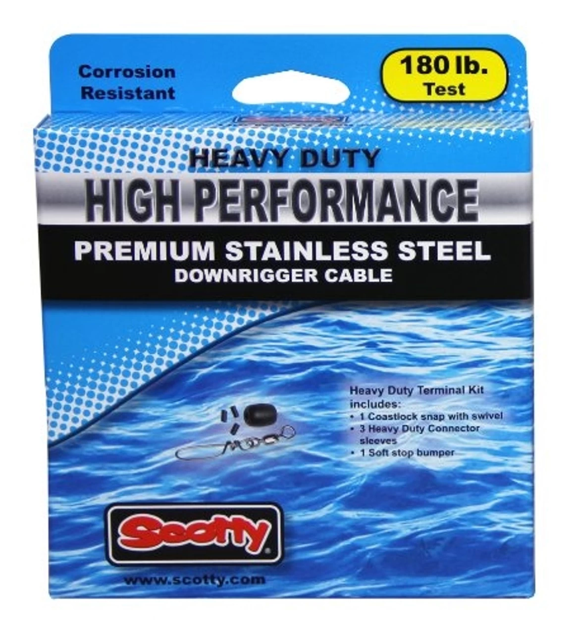 Scotty High Performance Premium Stainless Steel Downrigger Cable 1 Scotty High Performance Premium Stainless Steel Downrigger Cable